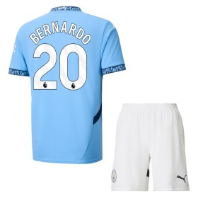 Camisetas Manchester City Bernardo 20 Primera 2024-25 - Niño (+ Pantalones)
